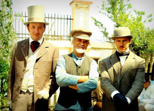 Антон Колобов на зйомках російського фільму &laquo;Піддубний&raquo;